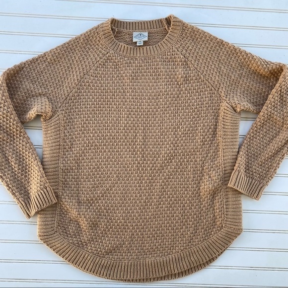 Waffle knit pullover sweater Size Medium - Picture 9 of 9